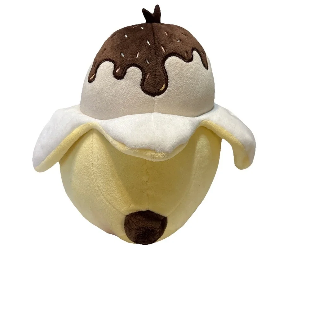 Honeymaru Chocolate Banana Duck Plush 8" Dessert Stuffed Animal - Picture 2 of 5
